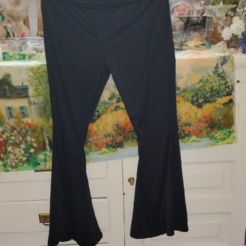 Black Flared Pants